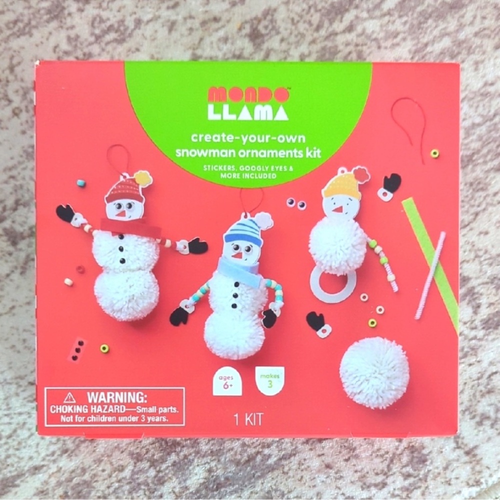 DIY Snowman Ornament Craft Kit